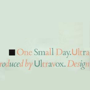 Ultravox — One Small Day cover artwork
