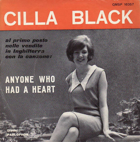 Cilla Black Anyone Who Had a Heart cover artwork