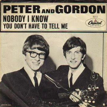 Peter and Gordon Nobody I Know cover artwork