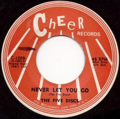 The Five Discs — Never Let You Go cover artwork