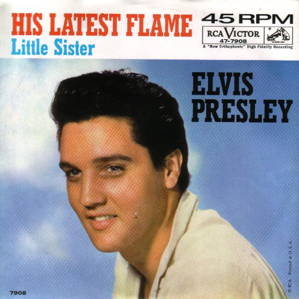 Elvis Presley — (Marie&#039;s the Name) His Latest Flame cover artwork
