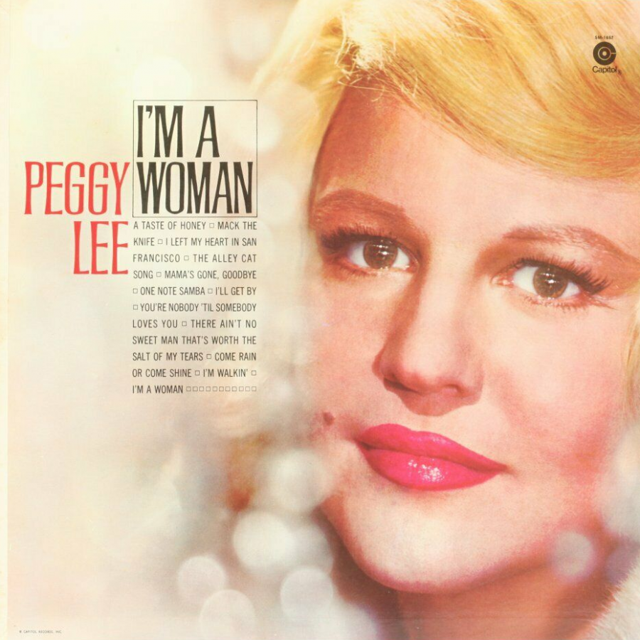 Peggy Lee I&#039;m a Woman cover artwork