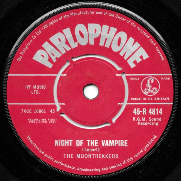 The Moontrekkers Night of the Vampire cover artwork