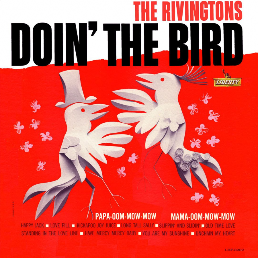 The Rivingtons Doin&#039; the Bird cover artwork