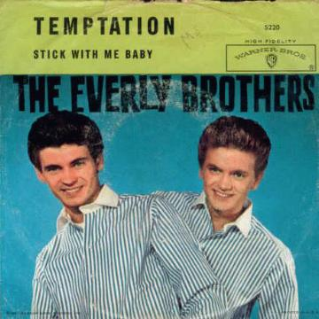 The Everly Brothers Temptation cover artwork