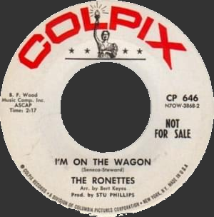 The Ronettes — I&#039;m on the Wagon cover artwork