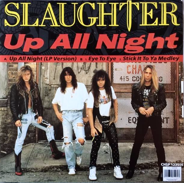 Slaughter — Up All Night cover artwork