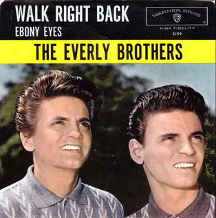 The Everly Brothers — Walk Right Back cover artwork