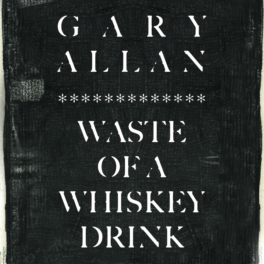 Gary Allan Waste of a Whiskey Drink cover artwork