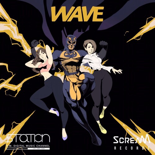 R3HAB, Amber Liu, & LUNA — Wave cover artwork