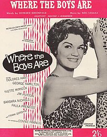 Connie Francis — Where the Boys Are cover artwork