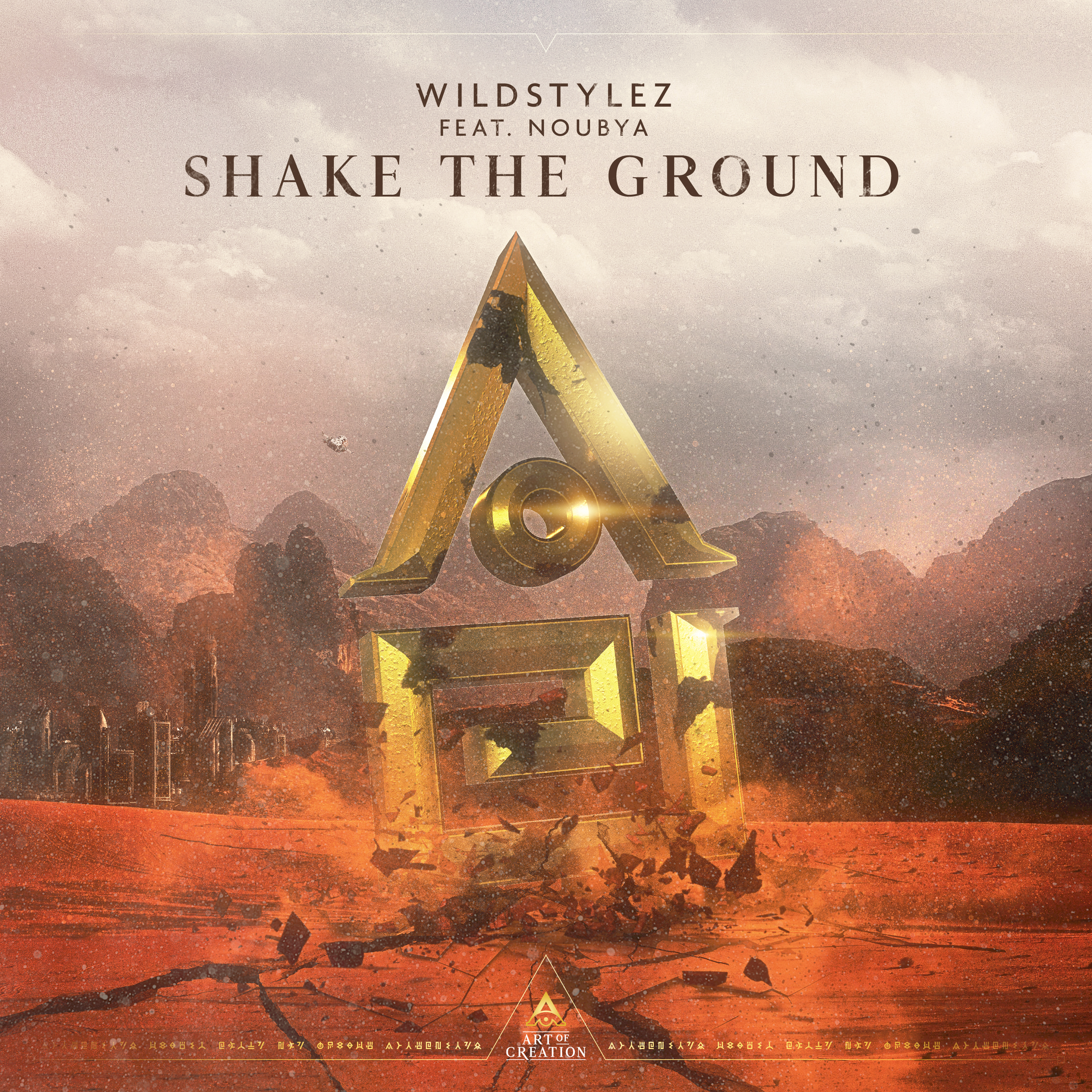 Wildstylez featuring Noubya — Shake The Ground cover artwork