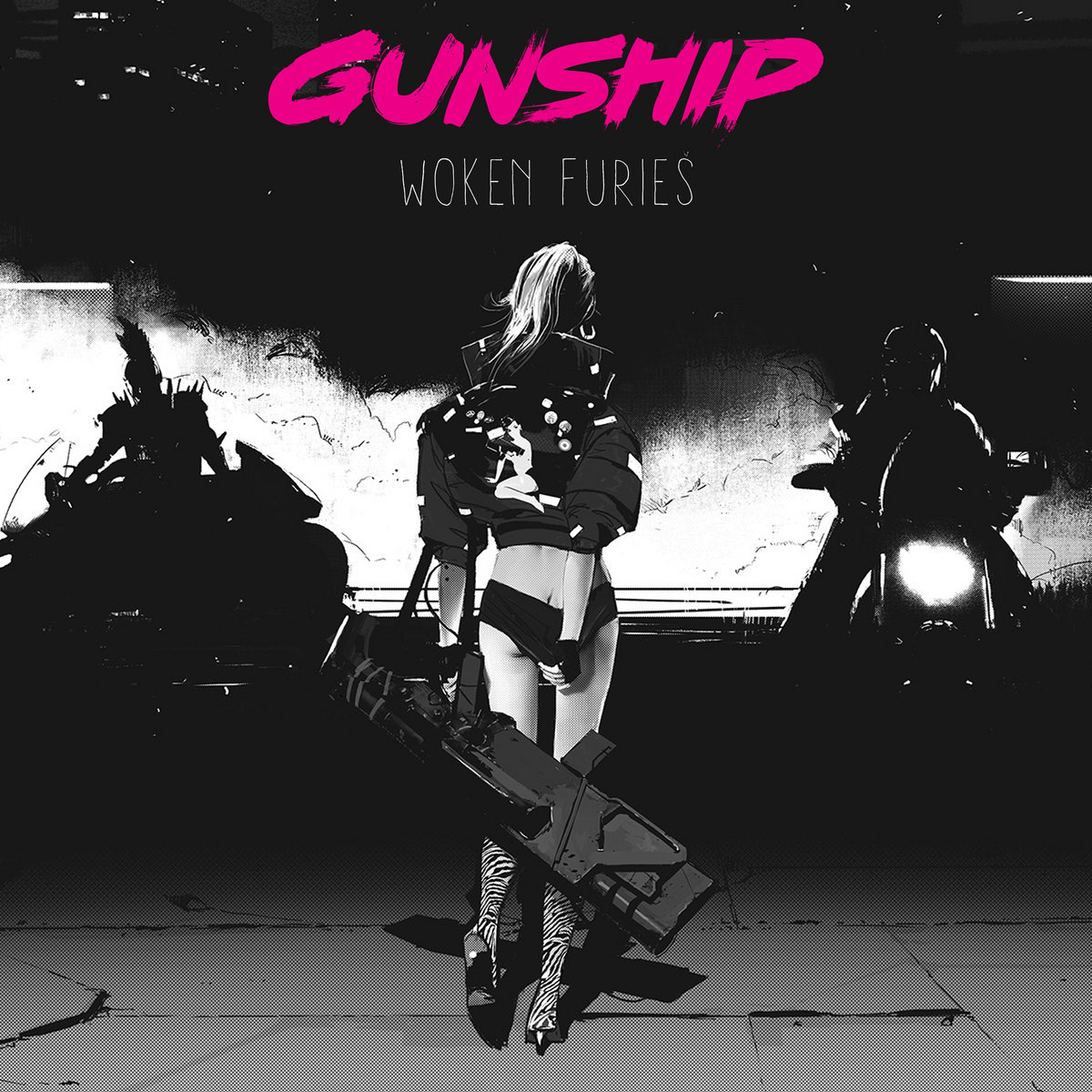 GUNSHIP — Woken Furies cover artwork