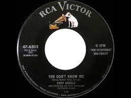 Eddy Arnold — You Don&#039;t Know Me cover artwork