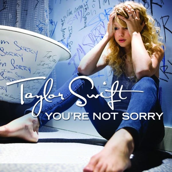 Taylor Swift You&#039;re Not Sorry cover artwork