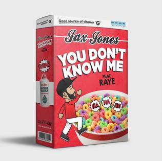Jax Jones feat. Raye — You Don&#039;t Know Me cover artwork