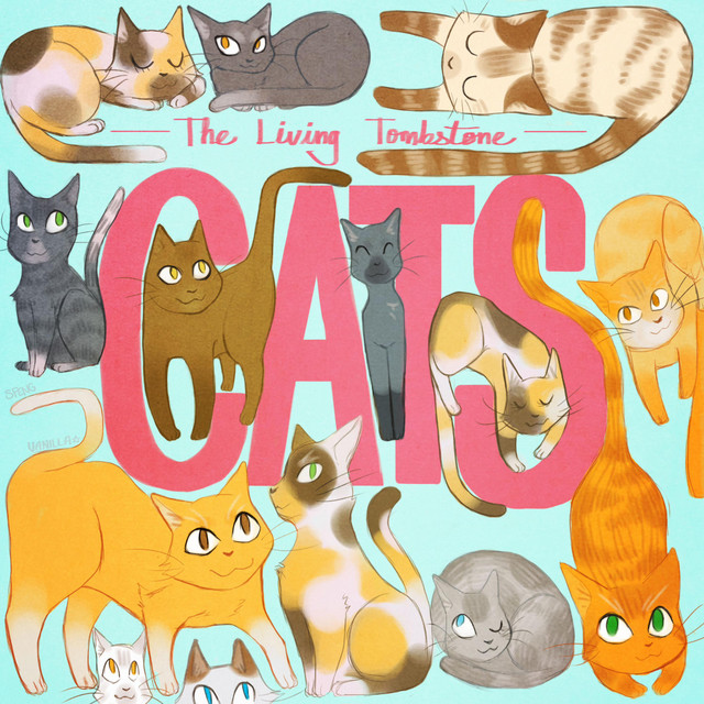 The Living Tombstone — Cats (2023 Remix) cover artwork