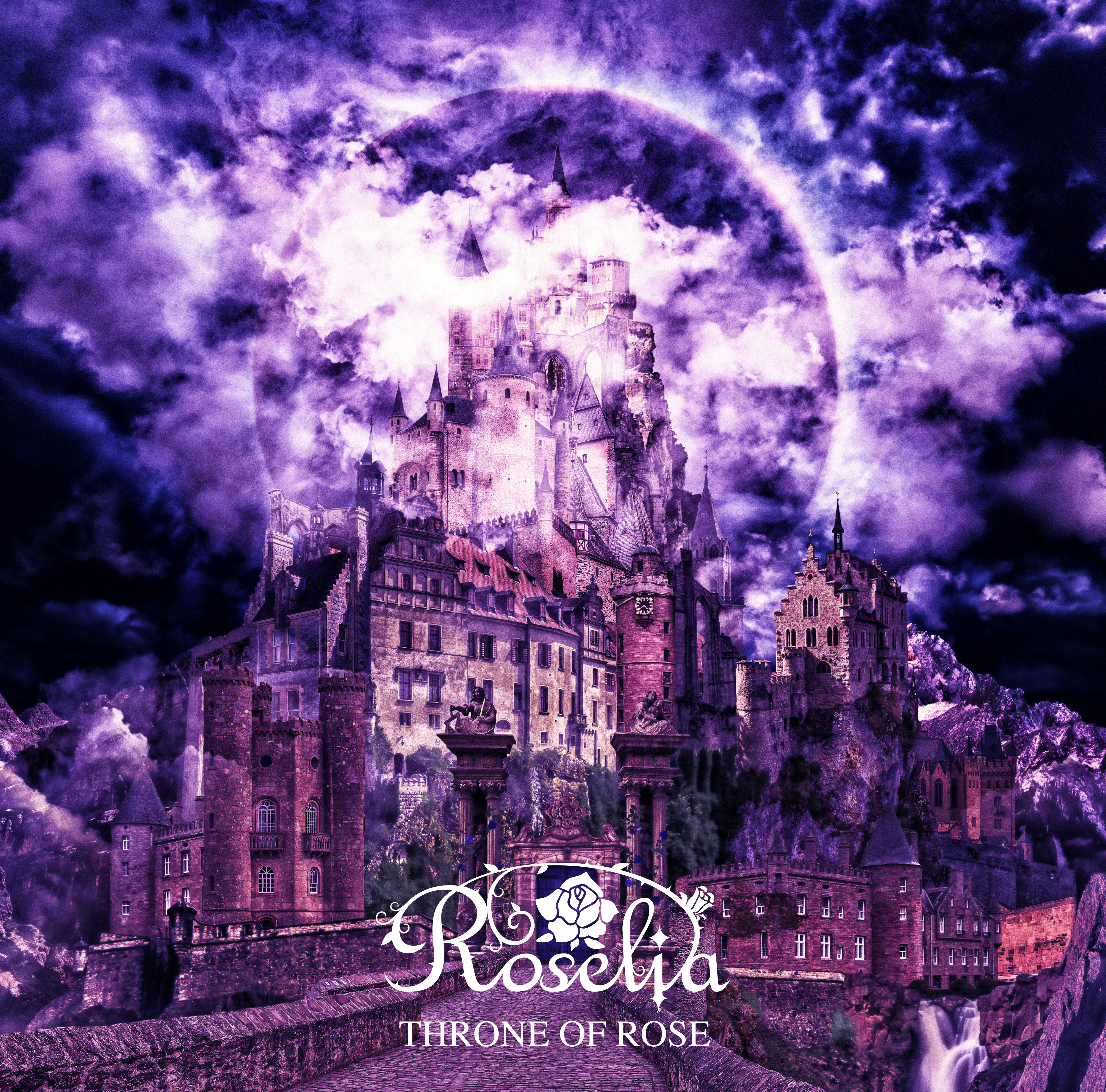 Roselia THRONE OF ROSE cover artwork