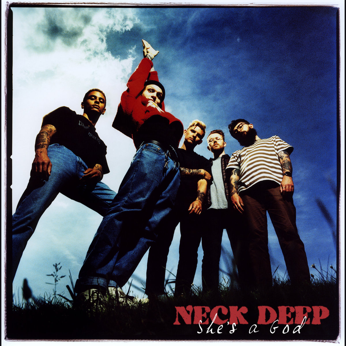 Neck Deep — She&#039;s A God cover artwork