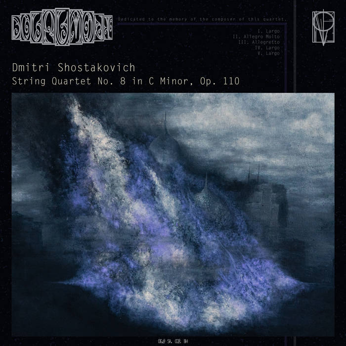 Dmitri Shostakovich String Quartet No. 8 in C Minor, Opus 110 cover artwork
