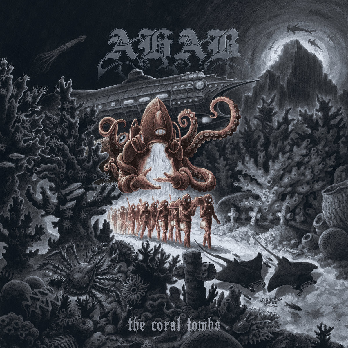 Ahab — The Coral Tombs cover artwork
