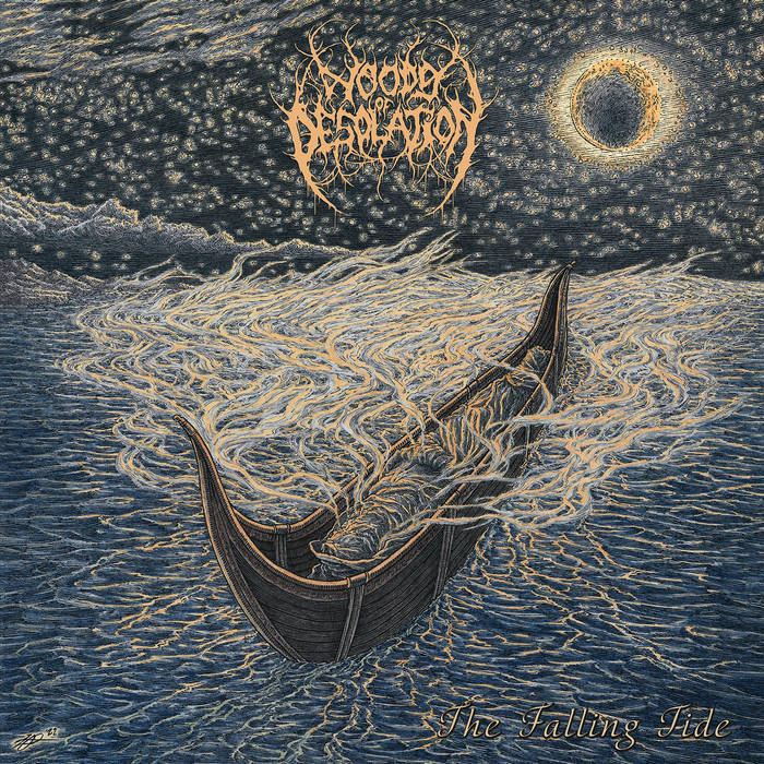 Woods of Desolation — The Falling Tide cover artwork