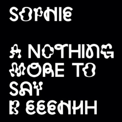 SOPHIE — Nothing More To Say cover artwork