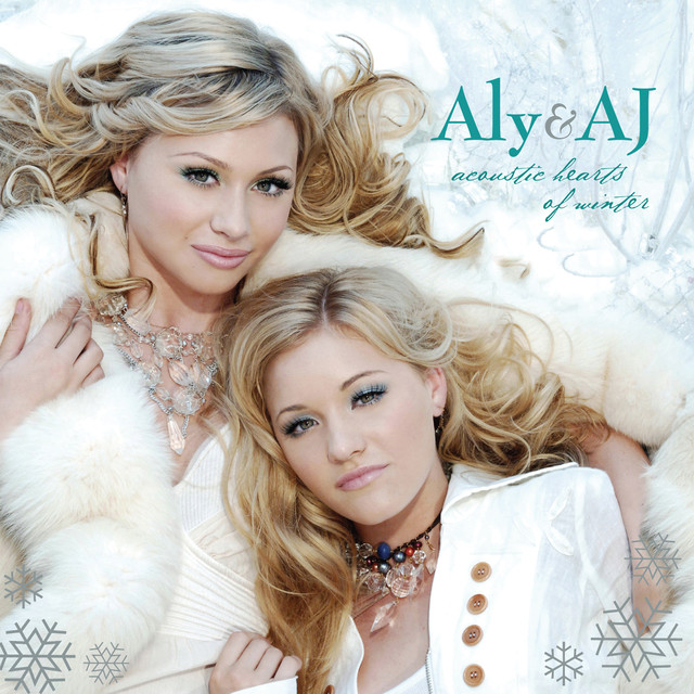 Aly &amp; AJ Acoustic Hearts of Winter cover artwork