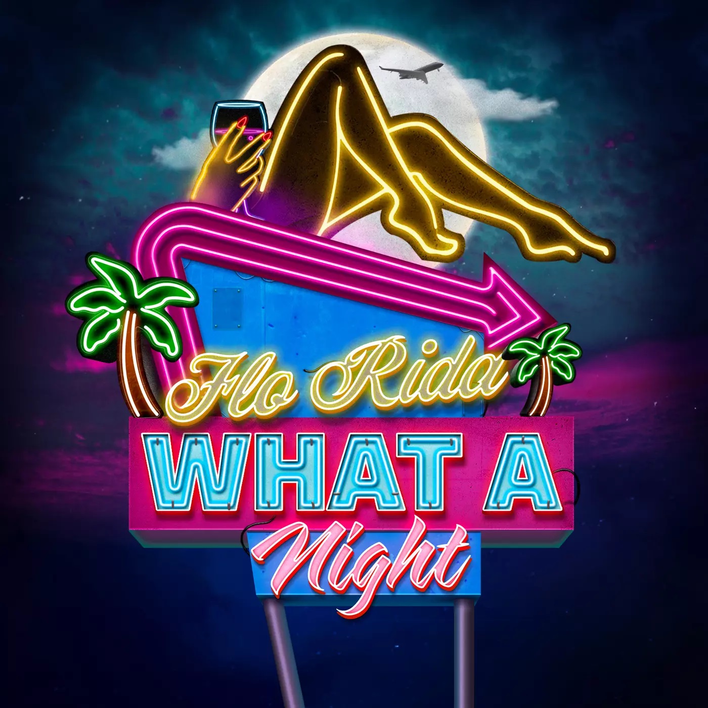 Flo Rida What A Night cover artwork
