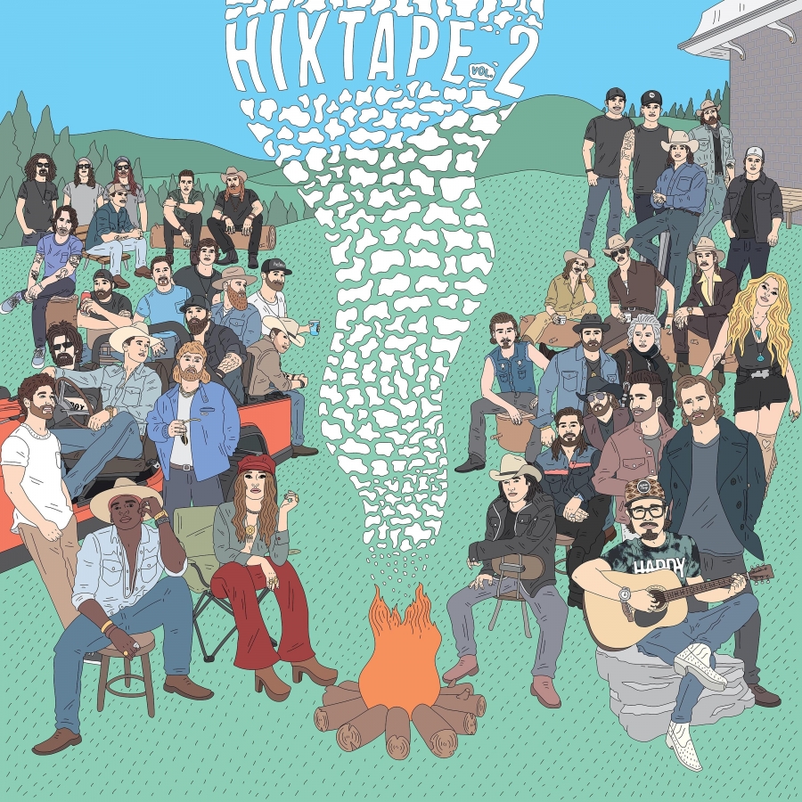 HIXTAPE, Chris Lane, & Scotty McCreery — Small Town On It cover artwork
