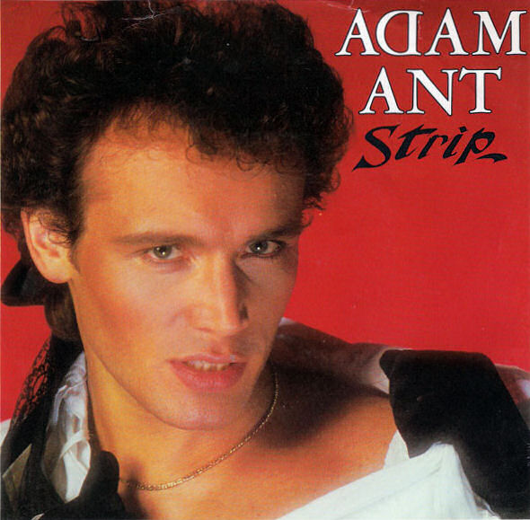 Adam Ant — Strip cover artwork