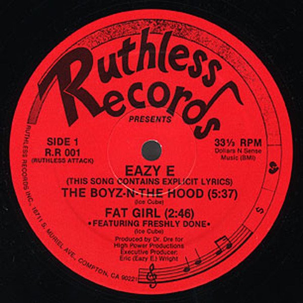 Eazy-E — Boyz-n-the-Hood cover artwork