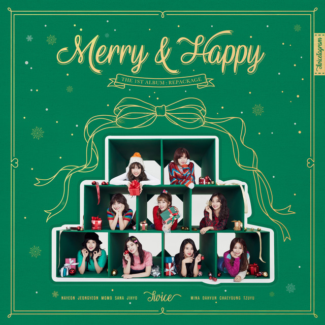TWICE Merry &amp; Happy (Repackage) cover artwork