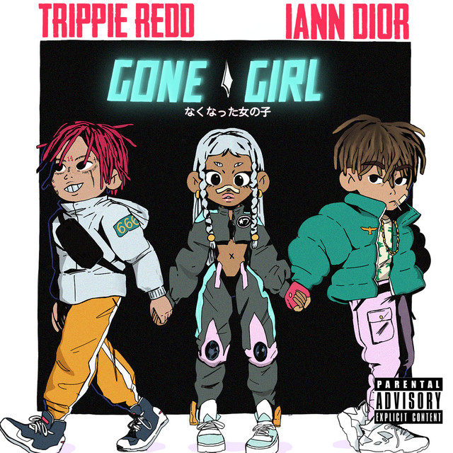 iann dior featuring Trippie Redd — gone girl cover artwork