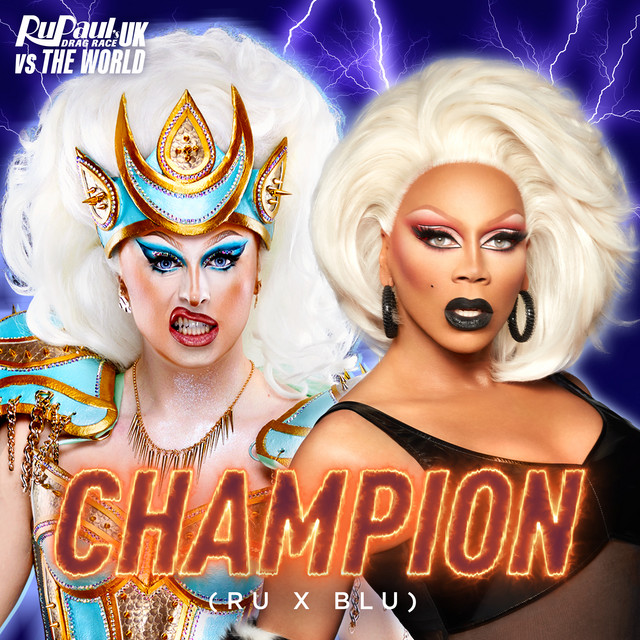 RuPaul featuring Blue Hydrangea — Champion cover artwork