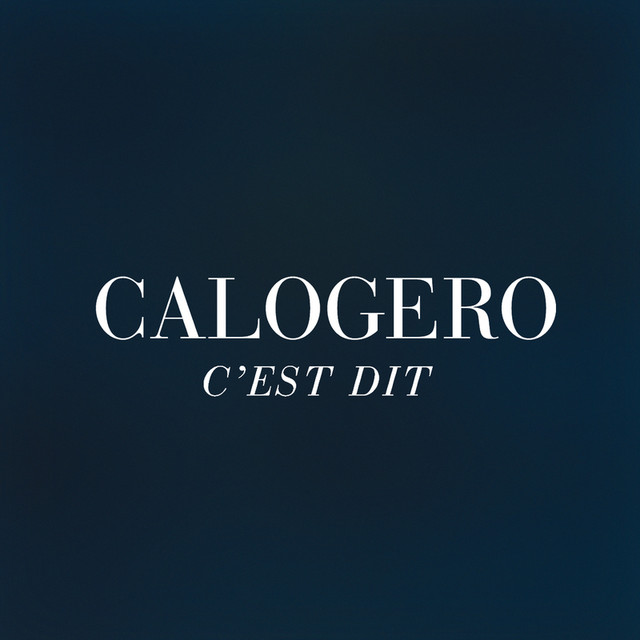 Calogero C&#039;est dit cover artwork