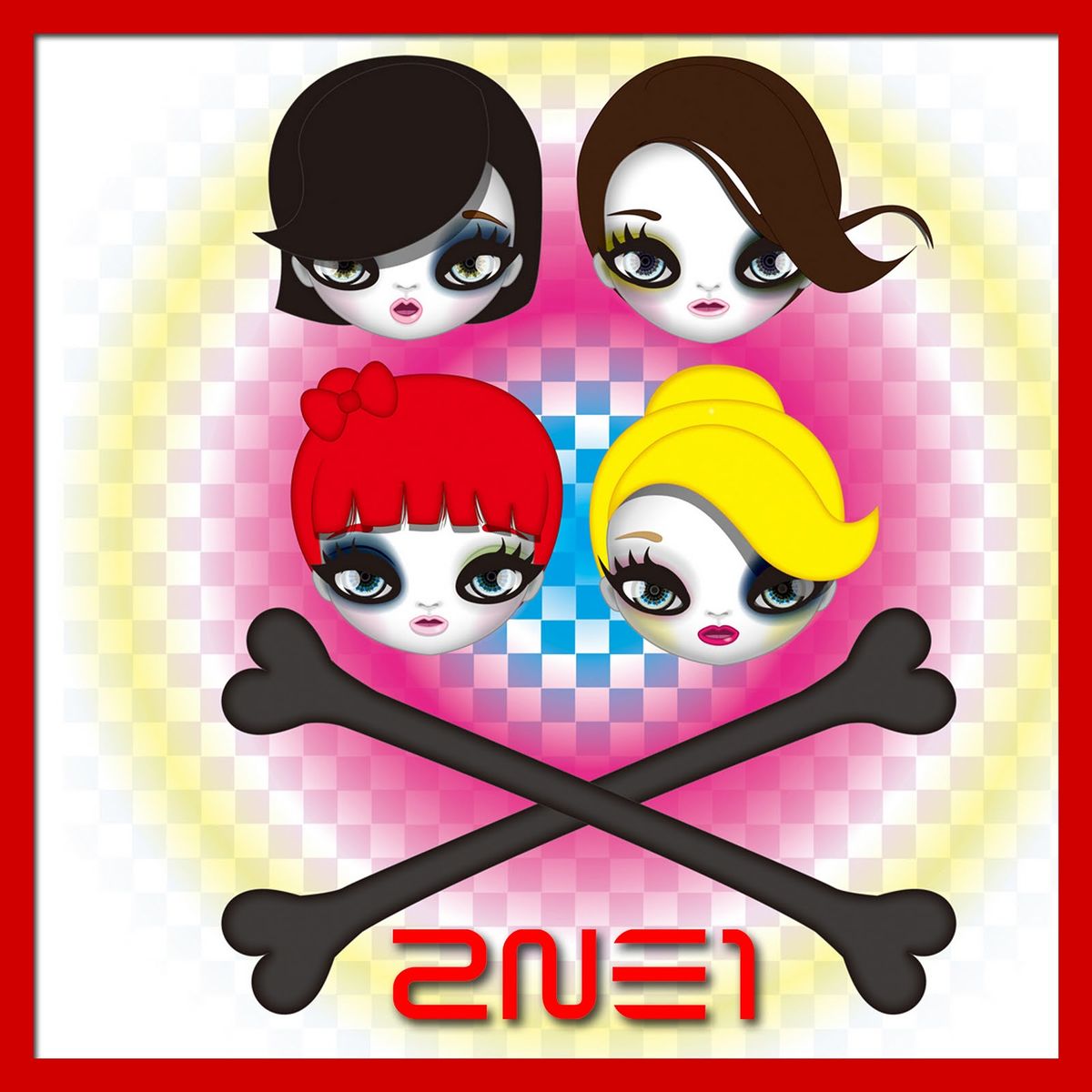2NE1 2NE1 2nd Mini Album cover artwork