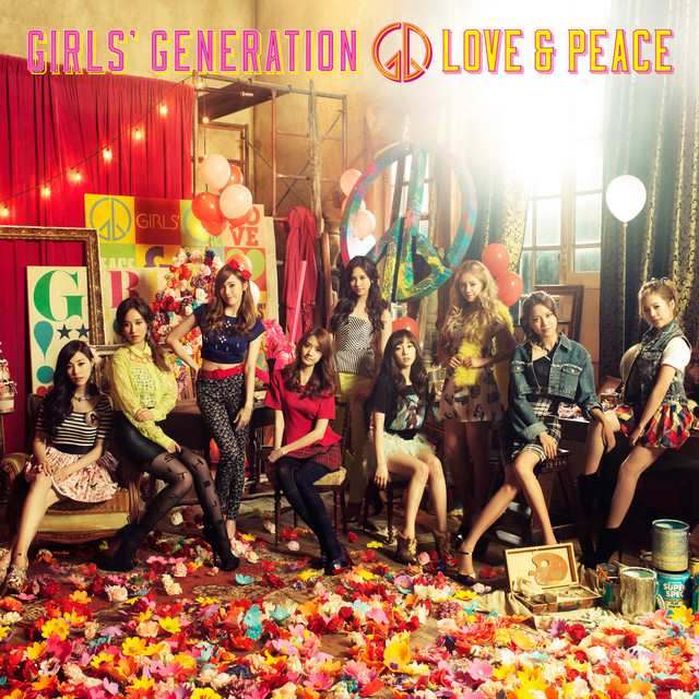 Girls&#039; Generation — LOVE&amp;PEACE cover artwork