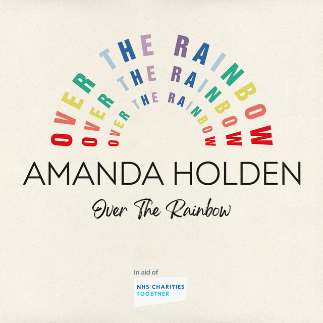 Amanda Holden — Over the Rainbow cover artwork