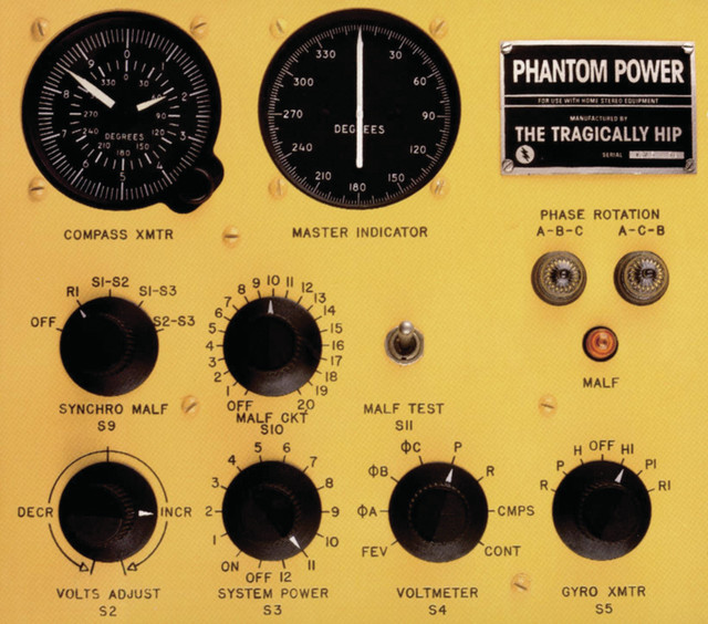 The Tragically Hip — Phantom Power cover artwork