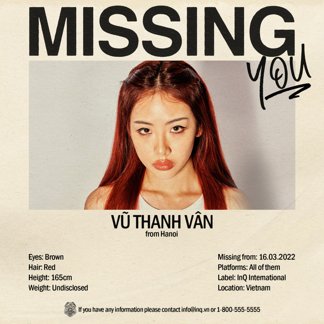 Vũ Thanh Vân — Missing You cover artwork