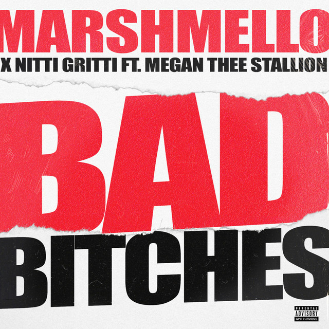 Marshmello & NITTI ft. featuring Megan Thee Stallion Bad Bitches cover artwork