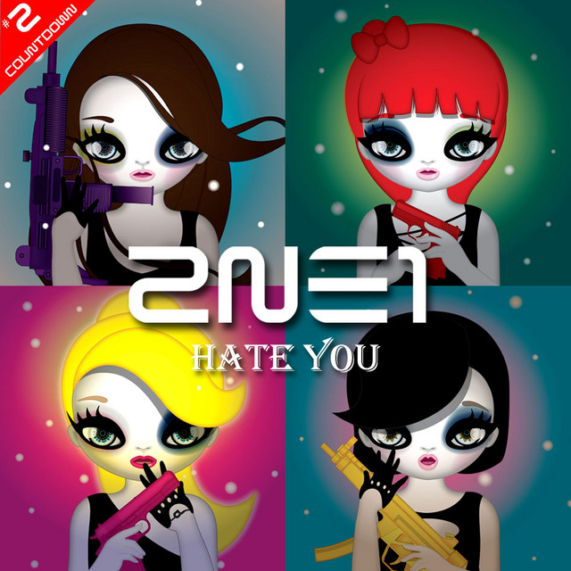 2NE1 Hate You cover artwork