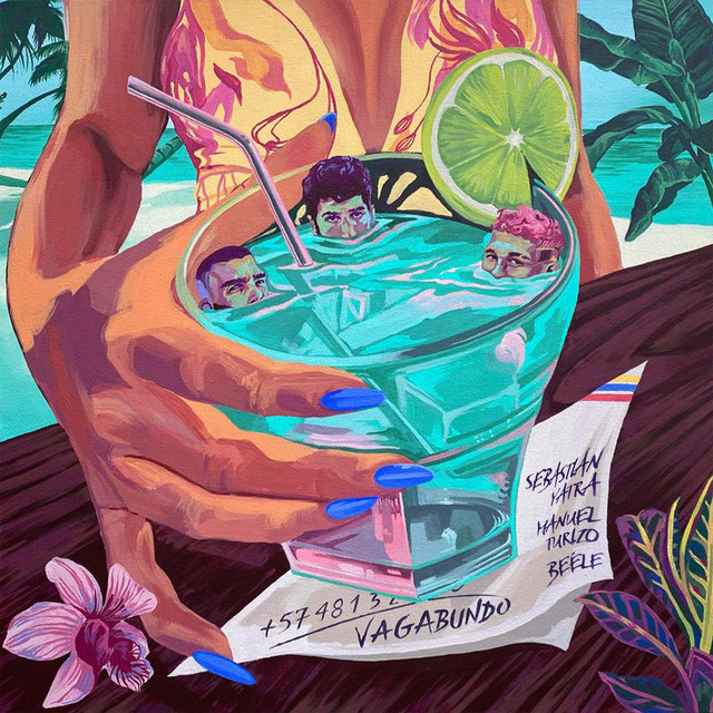 Sebastián Yatra, Manuel Turizo, & Beéle — VAGABUNDO cover artwork