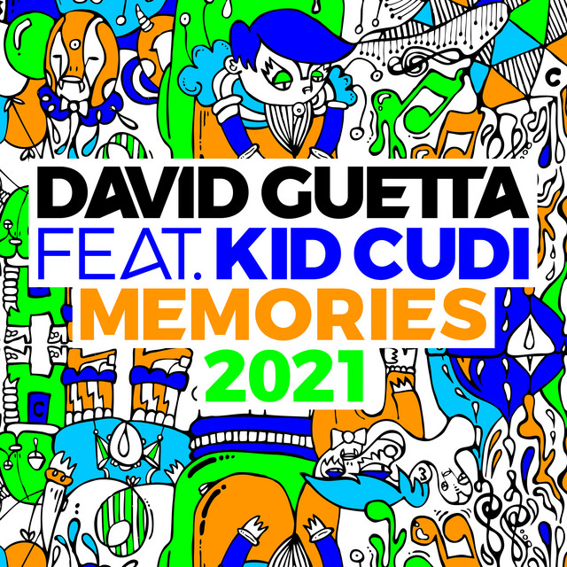 David Guetta featuring Kid Cudi — Memories (2021 Remix) cover artwork