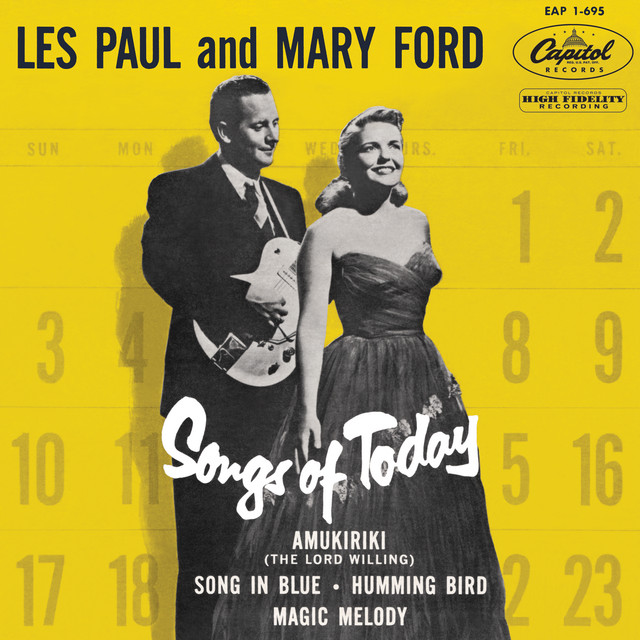 Les Paul & Mary Ford Songs of Today cover artwork