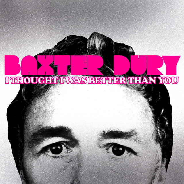 Baxter Dury — I Thought I Was Better Than You cover artwork