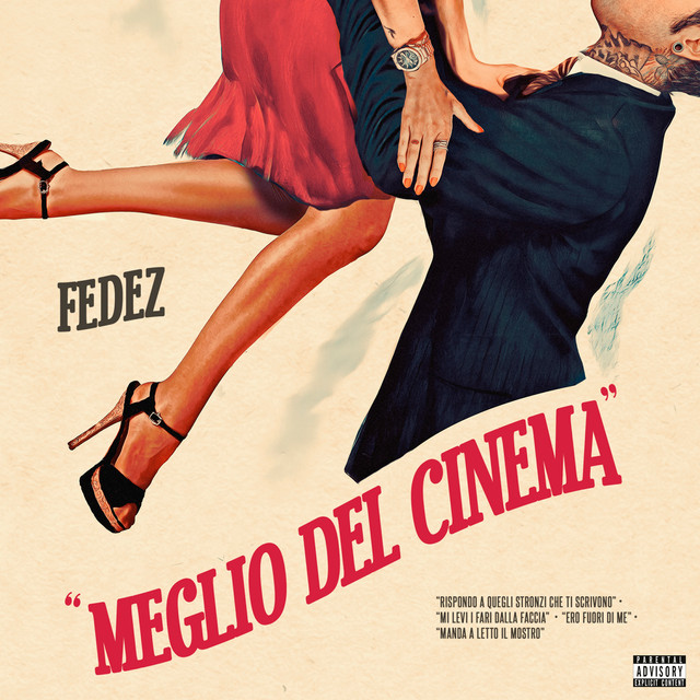 Fedez MEGLIO DEL CINEMA cover artwork