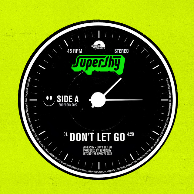 Supershy Don&#039;t Let Go cover artwork