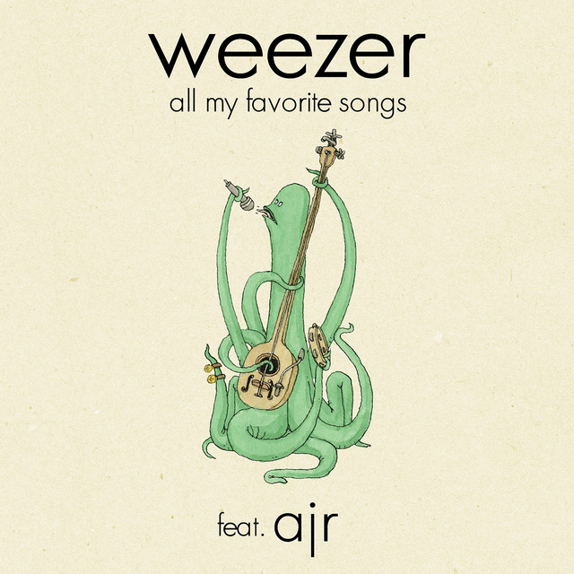 Weezer featuring AJR — All My Favorite Songs cover artwork